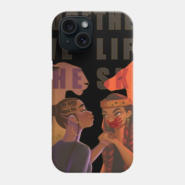 together we lift the sky Phone Case by itacc