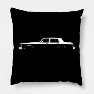 Lincoln Versailles Silhouette Pillow