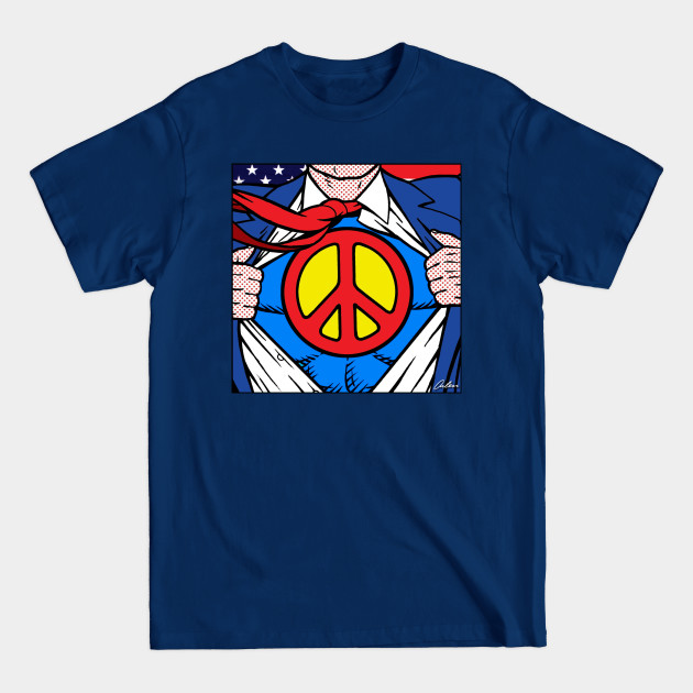 Discover SUPER-PEACE - Superman - T-Shirt