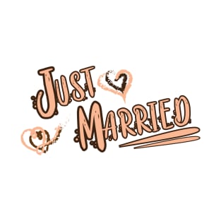 Just Married | Newly Wed | Couple Goals | Wedding | T-Shirt