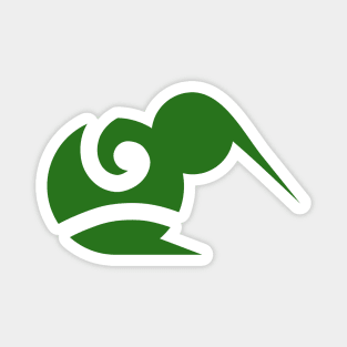 Kiwi Koru Greenstone Magnet