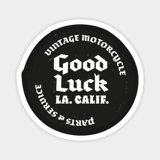 Good Luck Moto Sticker Magnet