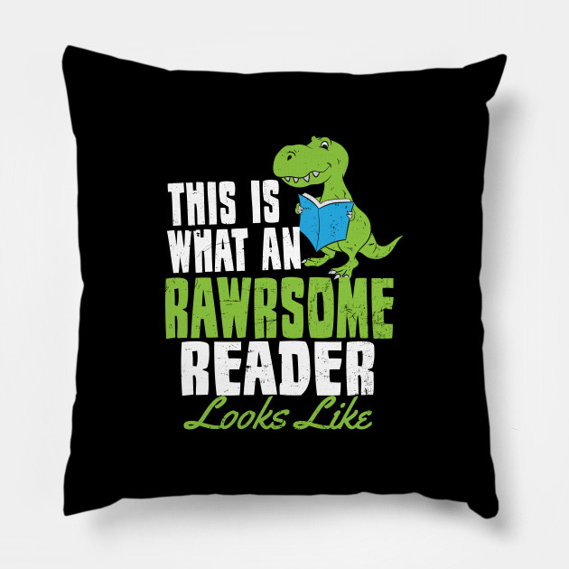 dinosaur reading pillow