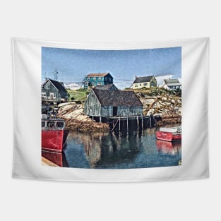 Peggy’s cove, Nova Scotia Tapestry