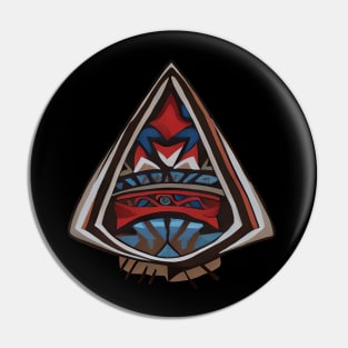 American indian arrowhead Pin