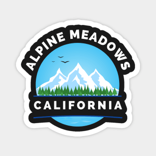 Alpine Meadows Ski Snowboard Mountain California Yosemite - Travel Magnet