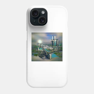 Industrial Futuristic City Phone Case