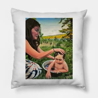 Mother and child Pillow