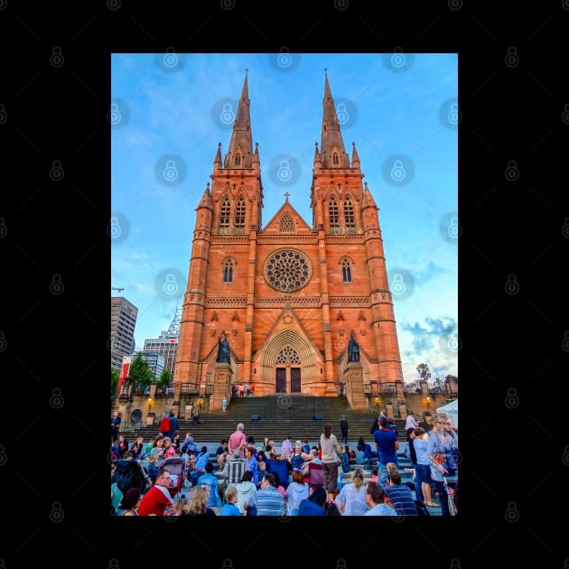 Christmas Time at St Mary's Cathedral, Sydney, NSW, Australia by Upbeat Traveler