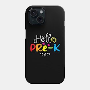 Hello Pre-K Back To School Teacher Student Phone Case