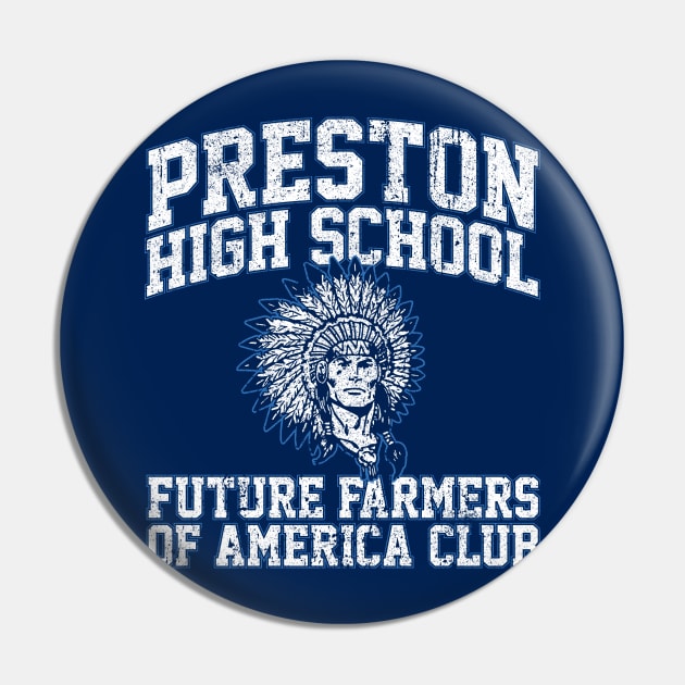 Preston High School Future Farmers of America Club Pin by huckblade