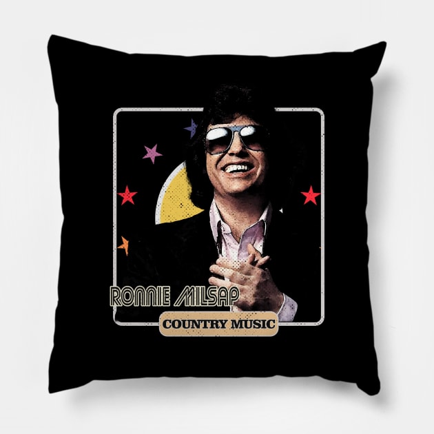 Ronnie Milsap 18 Pillow by Rohimydesignsoncolor