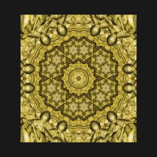 abstract massed wattle mandala T-Shirt