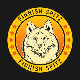 Finnish Spitz Dog Portrait T-Shirt