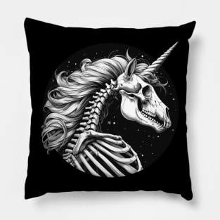 Death unicorn Pillow