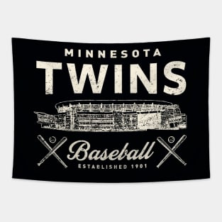 Minnesota Twins Stadium by Buck Tee Original Tapestry