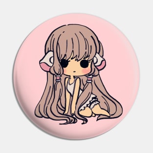 pink pastel chibi chii / chobits elda chi motosuwa Pin