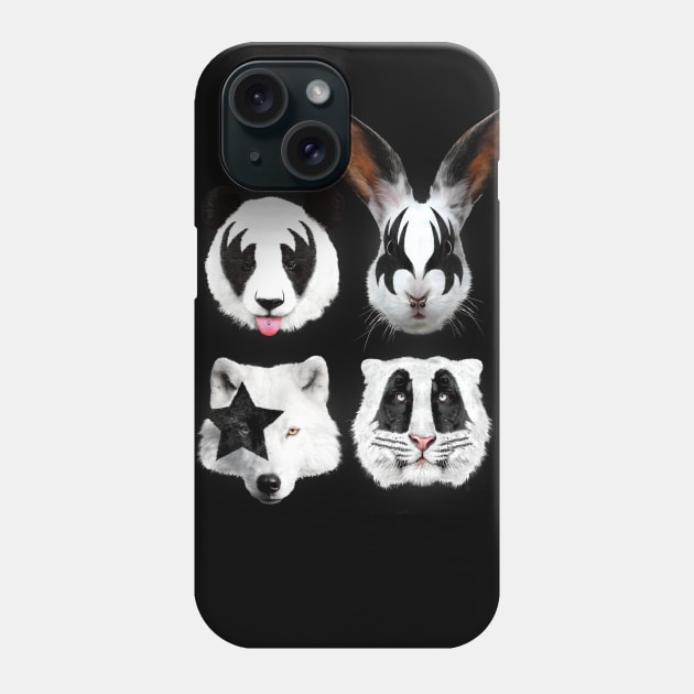 Kiss Of Animals Phone Case by astronaut