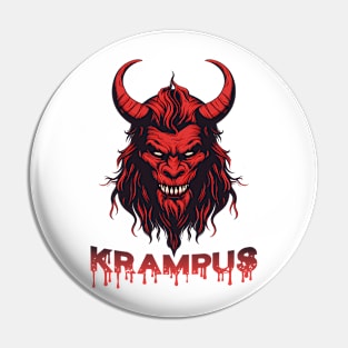 Krampus for Christmas Pin