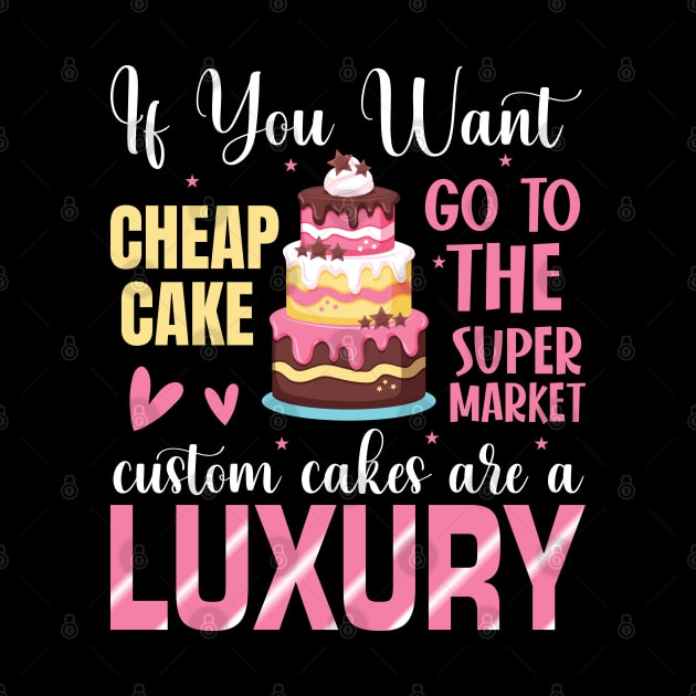 Custom cakes are a luxury - a cake decorator design by FoxyDesigns95