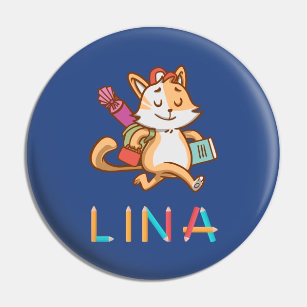 Enrollment Cat Lina Pin by DePit DeSign