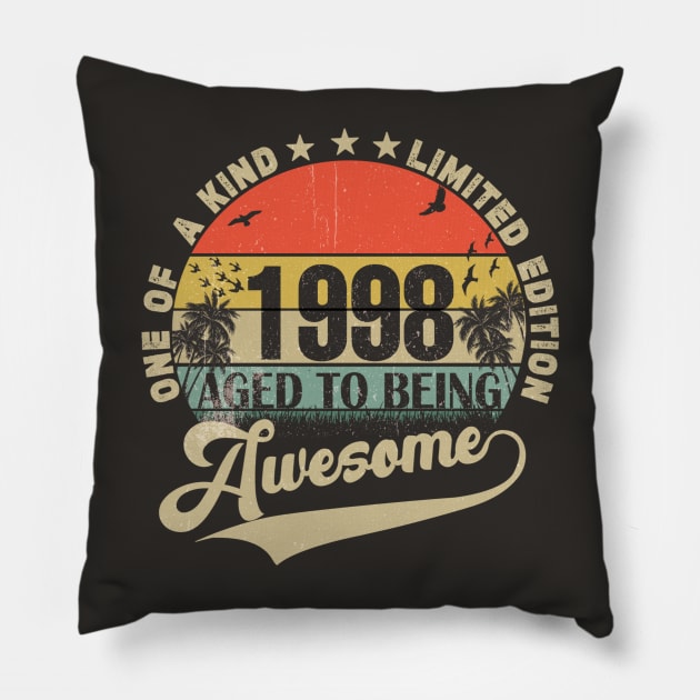 Vintage Year 1998 Pillow by Stellar21