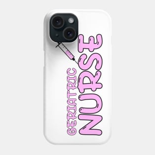 Geriatric Nurse Pink Phone Case