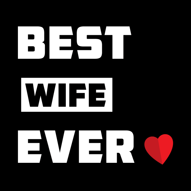 GIRLS Best WIFE Ever T Shirt Funny Novelty Sincere Valentines Day Tee for Guys by barwarrior