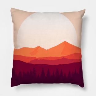 ORANGE SUNSET Pillow