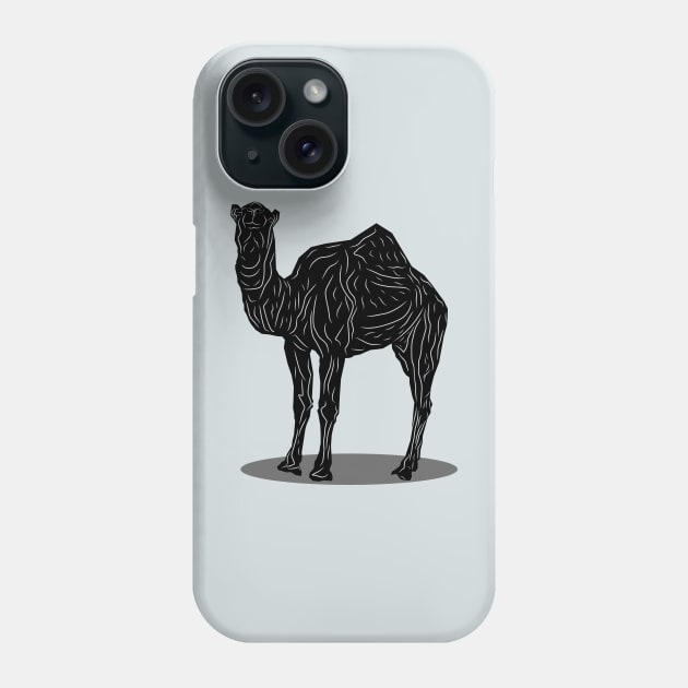 "Elegant Camel Silhouette" Phone Case by Shinwys22 