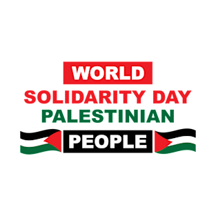 World Solidarity Day Palestinian People T-Shirt