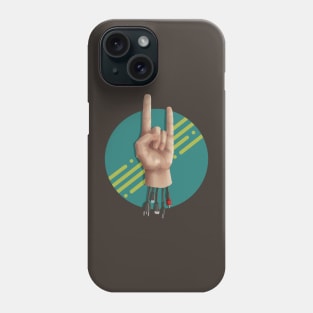 Plugged In(striped/lime) Phone Case