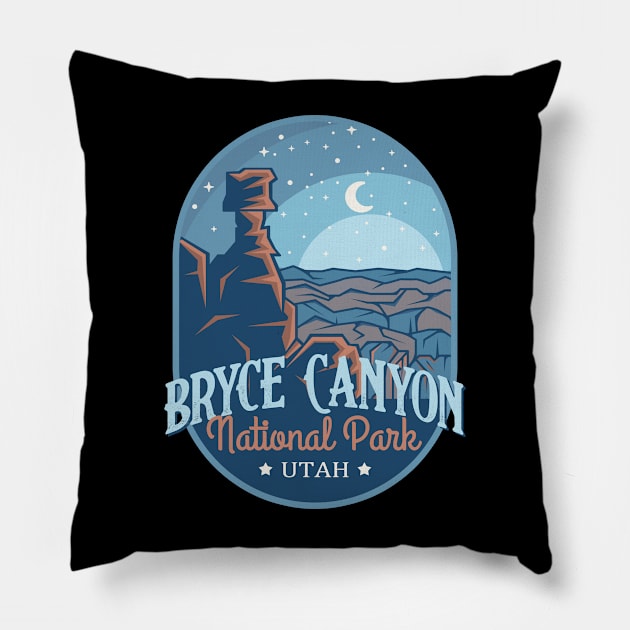 Bryce Canyon National Park - Utah Pillow by Sachpica