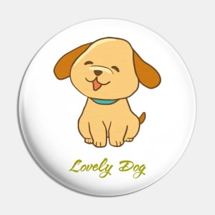 Lovely dog Pin