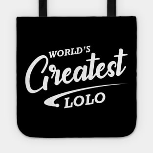 Lolo - World's greatest lolo Tote