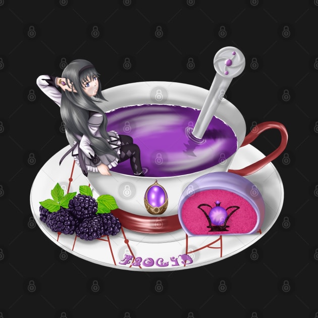 Homura in a Teacup by Antonydraws