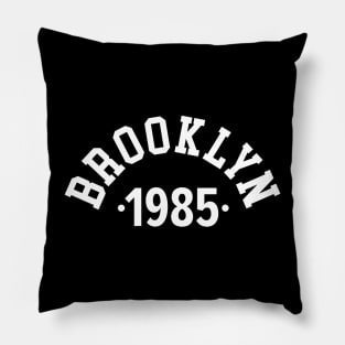 Brooklyn Chronicles: Celebrating Your Birth Year 1985 Pillow