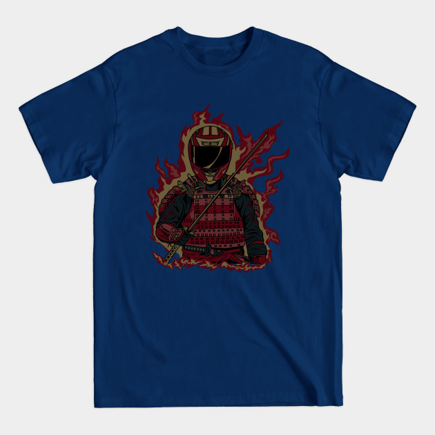 Disover RED SAMURAI BIKER - Samurai Sword - T-Shirt