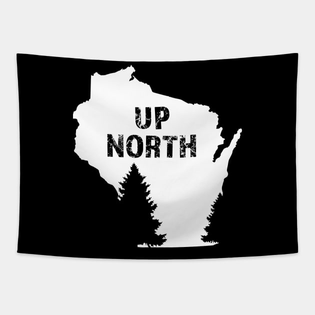 Wisconsin Home Up North Tapestry by KevinWillms1