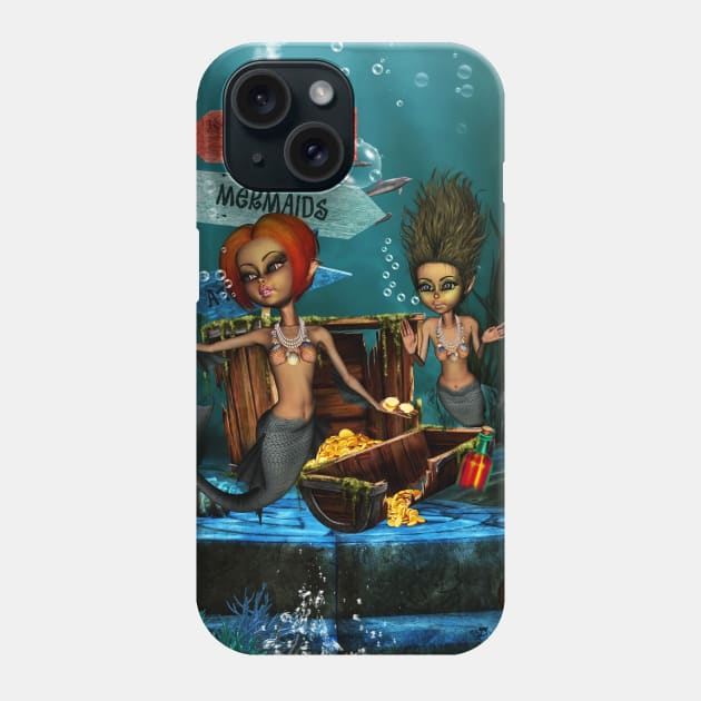 The treasure of the little mermaids Phone Case by Nicky2342