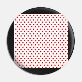 retro vintage red and white Pin