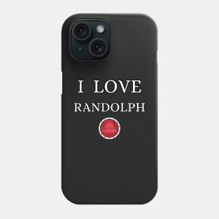 I LOVE RANDOLPH | Alabam county United state of america Phone Case