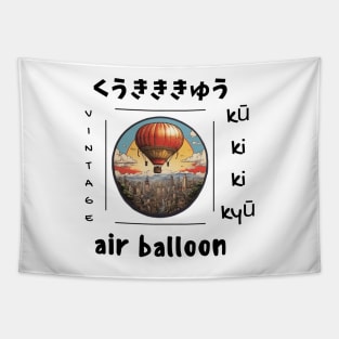 Air Balloon Sky Vintage Wings Travelling Aircraft Tapestry