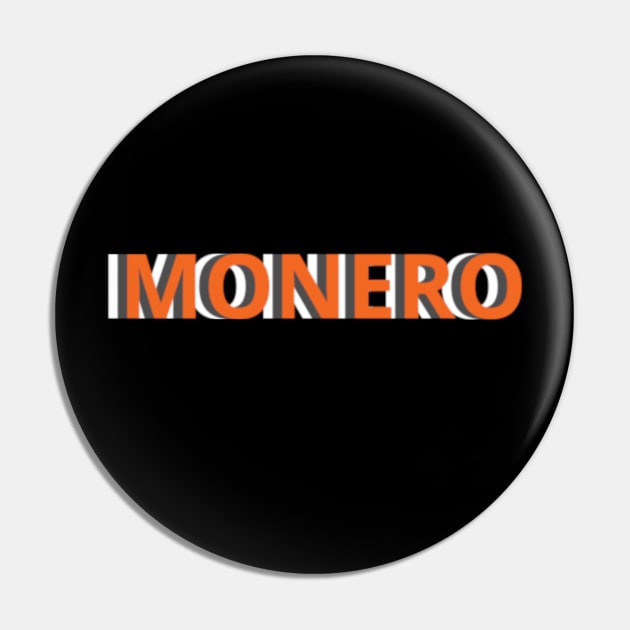 Monero XMR Pin by ForestFire