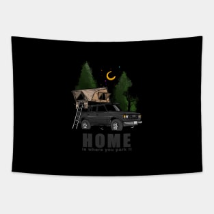 Black Land Cruiser - Home is where you park it Land Cruiser Tapestry