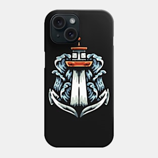 Anchor And Lighthouse Phone Case