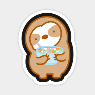 Cute Cereal Sloth Magnet