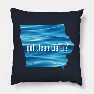 IA-Got Clean Water? Pillow