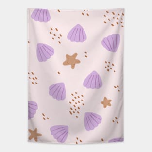 Beach Pastel Pattern Tapestry