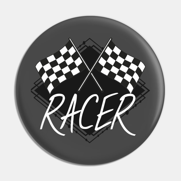 Racer Pin by maxcode